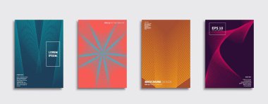 Vektör kapak tasarımları. Gelecekteki Poster şablonu. Smartphone modern arka plan ayarlamak.