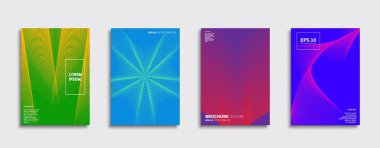 Vektör kapak tasarımları. Gelecekteki Poster şablonu. Smartphone modern arka plan ayarlamak.