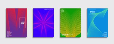 Vektör kapak tasarımları. Gelecekteki Poster şablonu. Smartphone modern arka plan ayarlamak.