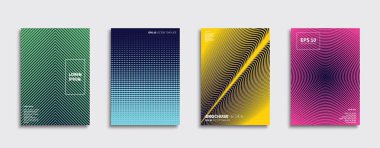 Vektör kapak tasarımları. Gelecekteki Poster şablonu. Smartphone modern arka plan ayarlamak.