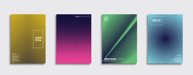 Vektör kapak tasarımları. Gelecekteki Poster şablonu. Smartphone modern arka plan ayarlamak.