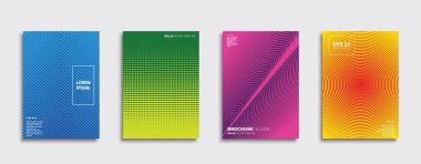 Vektör kapak tasarımları. Gelecekteki Poster şablonu. Smartphone modern arka plan ayarlamak.