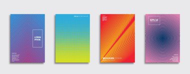 Vektör kapak tasarımları. Gelecekteki Poster şablonu. Smartphone modern arka plan ayarlamak.