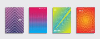 Vektör kapak tasarımları. Gelecekteki Poster şablonu. Smartphone modern arka plan ayarlamak.