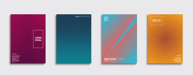 Vektör kapak tasarımları. Gelecekteki Poster şablonu. Smartphone modern arka plan ayarlamak.