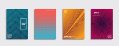 Vektör kapak tasarımları. Gelecekteki Poster şablonu. Smartphone modern arka plan ayarlamak.