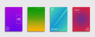 Vektör kapak tasarımları. Gelecekteki Poster şablonu. Smartphone modern arka plan ayarlamak.