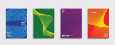 Vektör kapak tasarımları. Gelecekteki Poster şablonu. Smartphone modern arka plan ayarlamak.