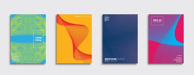 Vektör kapak tasarımları. Gelecekteki Poster şablonu. Smartphone modern arka plan ayarlamak.