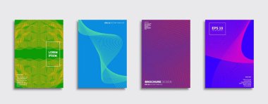 Vektör kapak tasarımları. Gelecekteki Poster şablonu. Smartphone modern arka plan ayarlamak.