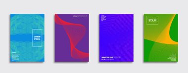 Vektör kapak tasarımları. Gelecekteki Poster şablonu. Smartphone modern arka plan ayarlamak.