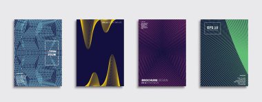 Vektör kapak tasarımları. Gelecekteki Poster şablonu. Smartphone modern arka plan ayarlamak.