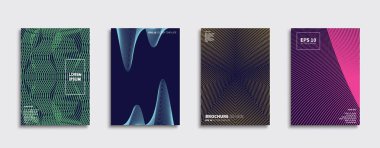 Vektör kapak tasarımları. Gelecekteki Poster şablonu. Smartphone modern arka plan ayarlamak.