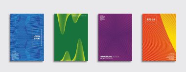 Vektör kapak tasarımları. Gelecekteki Poster şablonu. Smartphone modern arka plan ayarlamak.