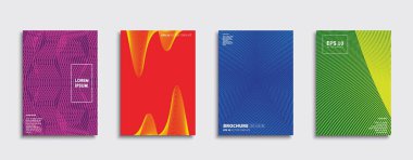 Vektör kapak tasarımları. Gelecekteki Poster şablonu. Smartphone modern arka plan ayarlamak.