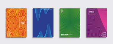 Vektör kapak tasarımları. Gelecekteki Poster şablonu. Smartphone modern arka plan ayarlamak.