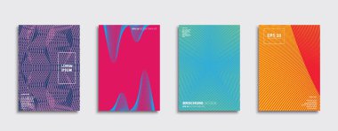 Vektör kapak tasarımları. Gelecekteki Poster şablonu. Smartphone modern arka plan ayarlamak.