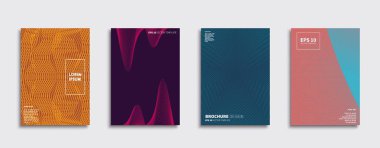 Vektör kapak tasarımları. Gelecekteki Poster şablonu. Smartphone modern arka plan ayarlamak.