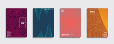 Vektör kapak tasarımları. Gelecekteki Poster şablonu. Smartphone modern arka plan ayarlamak.