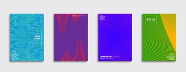 Vektör kapak tasarımları. Gelecekteki Poster şablonu. Smartphone modern arka plan ayarlamak.