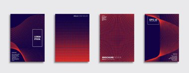 Vektör kapak tasarımları. Gelecekteki Poster şablonu. Smartphone modern arka plan ayarlamak.