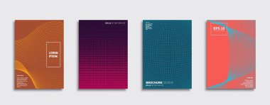 Vektör kapak tasarımları. Gelecekteki Poster şablonu. Smartphone modern arka plan ayarlamak.