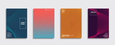 Vektör kapak tasarımları. Gelecekteki Poster şablonu. Smartphone modern arka plan ayarlamak.