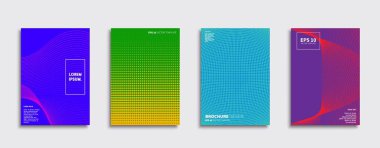 Vektör kapak tasarımları. Gelecekteki Poster şablonu. Smartphone modern arka plan ayarlamak.