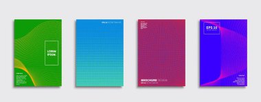 Vektör kapak tasarımları. Gelecekteki Poster şablonu. Smartphone modern arka plan ayarlamak.