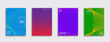 Vektör kapak tasarımları. Gelecekteki Poster şablonu. Smartphone modern arka plan ayarlamak.