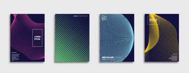 Vektör kapak tasarımları. Gelecekteki Poster şablonu. Smartphone modern arka plan ayarlamak.