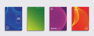 Vektör kapak tasarımları. Gelecekteki Poster şablonu. Smartphone modern arka plan ayarlamak.