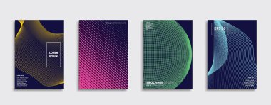 Vektör kapak tasarımları. Gelecekteki Poster şablonu. Smartphone modern arka plan ayarlamak.