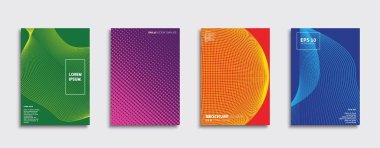Vektör kapak tasarımları. Gelecekteki Poster şablonu. Smartphone modern arka plan ayarlamak.