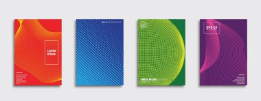 Vektör kapak tasarımları. Gelecekteki Poster şablonu. Smartphone modern arka plan ayarlamak.