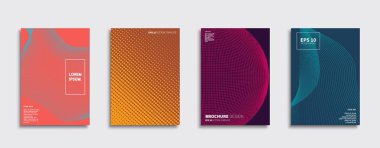 Vektör kapak tasarımları. Gelecekteki Poster şablonu. Smartphone modern arka plan ayarlamak.