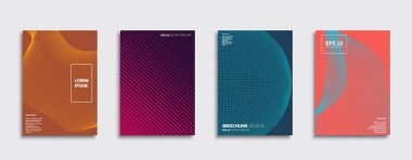 Vektör kapak tasarımları. Gelecekteki Poster şablonu. Smartphone modern arka plan ayarlamak.