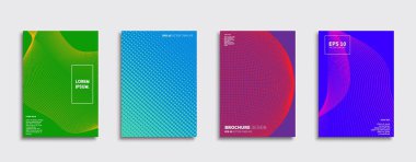 Vektör kapak tasarımları. Gelecekteki Poster şablonu. Smartphone modern arka plan ayarlamak.