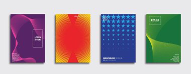 Vektör kapak tasarımları. Gelecekteki Poster şablonu. Smartphone modern arka plan ayarlamak.