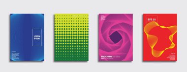 Vektör kapak tasarımları. Gelecekteki Poster şablonu. Smartphone modern arka plan ayarlamak.