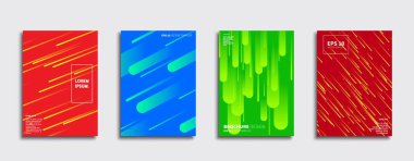 Vektör kapak tasarımları. Gelecekteki Poster şablonu. Smartphone modern arka plan ayarlamak.