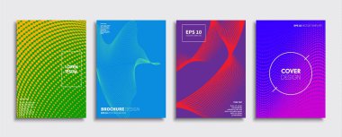 Vektör kapak tasarımları. Gelecekteki Poster şablonu. Smartphone modern arka plan ayarlamak.