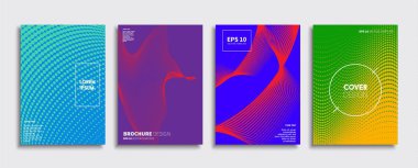 Vektör kapak tasarımları. Gelecekteki Poster şablonu. Smartphone modern arka plan ayarlamak.