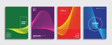 Vektör kapak tasarımları. Gelecekteki Poster şablonu. Smartphone modern arka plan ayarlamak.