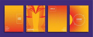 Vektör kapak tasarımları. Gelecekteki Poster şablonu. Smartphone modern arka plan ayarlamak.