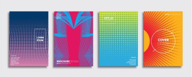 Vektör kapak tasarımları. Gelecekteki Poster şablonu. Smartphone modern arka plan ayarlamak.