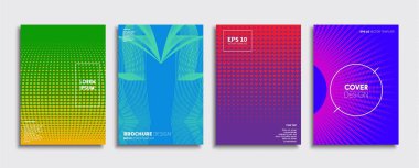 Vektör kapak tasarımları. Gelecekteki Poster şablonu. Smartphone modern arka plan ayarlamak.