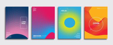 Vektör kapak tasarımları. Gelecekteki Poster şablonu. Smartphone modern arka plan ayarlamak.