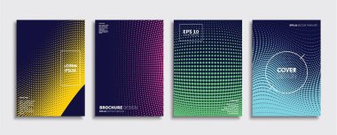 Vektör kapak tasarımları. Gelecekteki Poster şablonu. Smartphone modern arka plan ayarlamak.