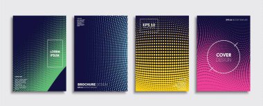 Vektör kapak tasarımları. Gelecekteki Poster şablonu. Smartphone modern arka plan ayarlamak.